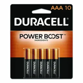 Duracell® Power Boost CopperTop Alkaline AAA Batteries, 10/Pack