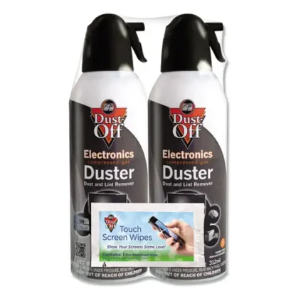 Dust-Off® Disposable Compressed Air Duster, 10 oz Can, 2/Pack
