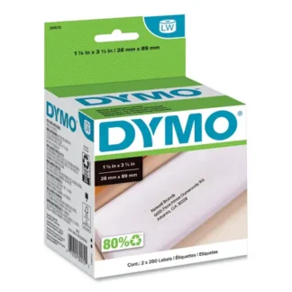 DYMO® LabelWriter Address Labels, White, 260 Labels/Roll, 2 Rolls/Pack