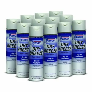 Dymon® Dry Breeze Aerosol Air Freshener, Sugar and Spice, 10 oz, 12/Carton