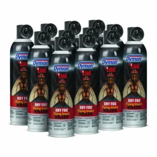 Dymon® THE END. Dry Fog Flying Insect Killer, 14 oz Aerosol Spray, 12/Carton