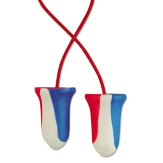 Howard Leight® MAX® Single-Use Earplugs, USA Made, Corded, Polybagged