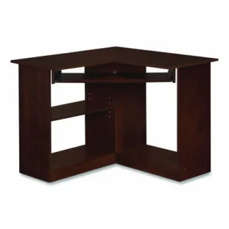 Easy 2 Go Corner Desk, Resort Cherry, 35.38"W x 35.38"D x 28.88"H