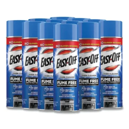EASY-OFF® Fume-Free Oven Cleaner, Lemon Scent, 14.5 oz Aerosol Spray, 12/Carton