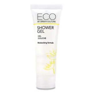 Eco By Green Culture Shower Gel, Clean Scent, 30 mL, 288/Carton
