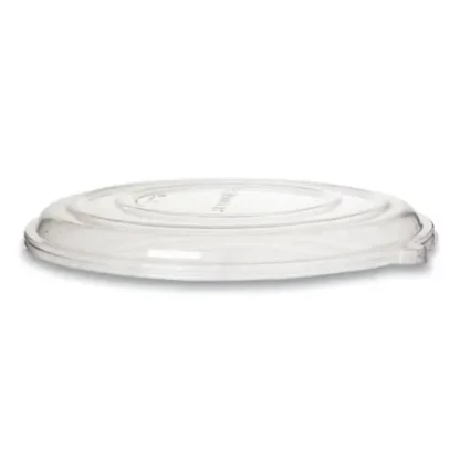 Eco-Products® 100% Recycled Content Pizza Tray Lids, 14" x 14", Clear, Plastic, 50/Carton