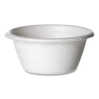 Eco-Products® Molded Fiber Portion Cups, 2 oz, Sugarcane, White, 2,500/Carton