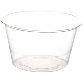 Eco-Products® Renewable and Compostable 3 oz Portion Cups, Clear, 100/Pack, 20 Packs/Carton - Extended Delivery