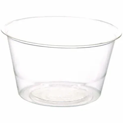 Eco-Products® Renewable and Compostable 3 oz Portion Cups, Clear, 100/Pack, 20 Packs/Carton - Extended Delivery