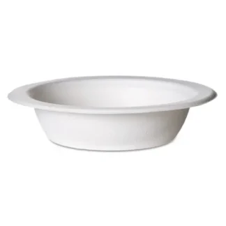 Eco-Products® Renewable Molded Fiber Bowls, Sugarcane, 16 oz, Natural White, 50/Pack, 20 Packs/Carton