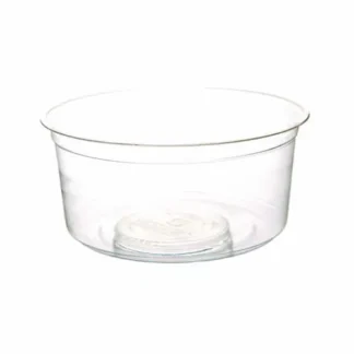 Eco-Products® Round Deli Containers, 12 oz, Clear Plastic, 500/Carton (Non-Stock Item - Extended Delivery Time)