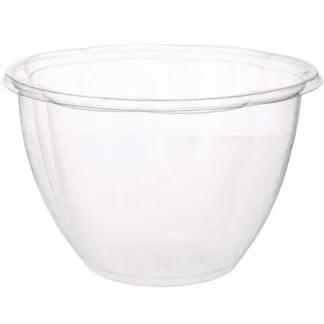 Eco-Products® Salad Bowls, 48 oz, Clear, Plastic, 300/Carton