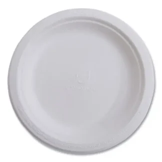 Eco-Products® Vanguard Renewable and Compostable Sugarcane Plates