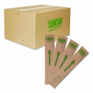 Eco-Products® Wood Cutlery, General Purpose Fork, Natural, 500/Carton