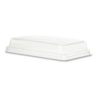 Eco-Products® Worldview 100% Recycled Content Lid, Clear, Plastic, 200/Carton