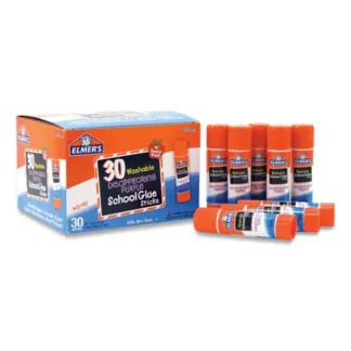 Elmer's® Disappearing Purple School Glue Stick, 0.24 oz, 30/Box