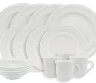 Empire Simply White Stoneware – 16 Pc Set