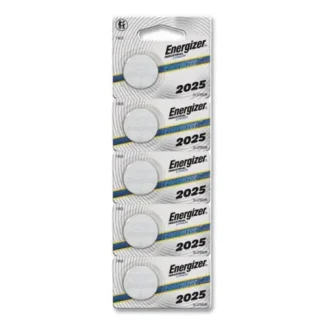 Energizer® Industrial Lithium CR2025 Coin Battery, 3V, 100/Box