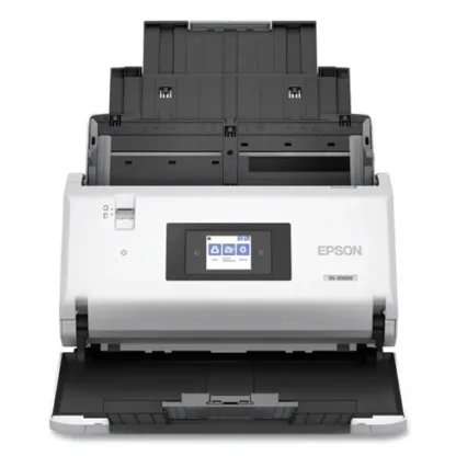 Epson® DS-30000 Large-Format Document Scanner, 1200 dpi Optical Resolution, 120-Sheet Duplex Auto Document Feeder, Scans Up to 12" x 220"