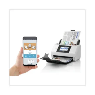 Epson® DS-790WN Wireless Network Color Document Scanner, 600 dpi, 100-Sheet Duplex ADF
