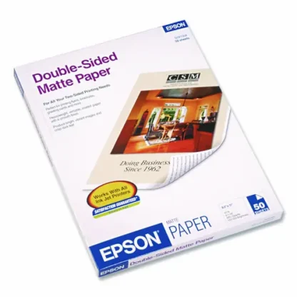 Epson® Premium Matte Presentation Paper, 9 mil, 8.5" x 11", Matte Bright White, 50 Sheets