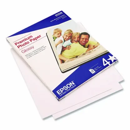 Epson® Premium Photo Paper, High-Gloss, 8.5 x 11, 25 Sheets