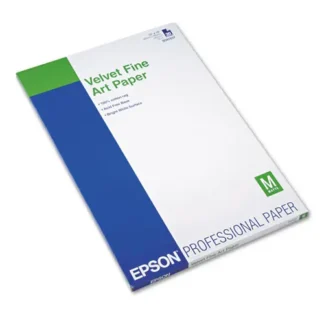 Epson® Velvet Fine Art Paper, 13" x 19", White, 20/Pack
