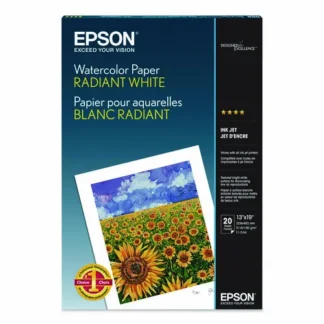 Epson® Watercolor Radiant White Inkjet Paper, 13 x 19, 20/Pack