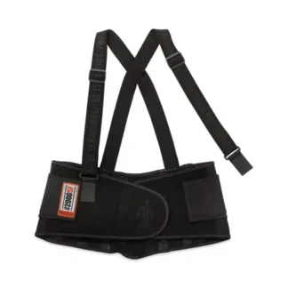 ergodyne® ProFlex 2000SF High-Performance Spandex Back Support Brace, 4X-Large, 52" to 58" Waist, Black