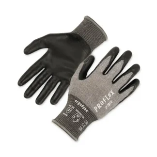 ergodyne® ProFlex 7072 ANSI A7 Nitrile-Coated Cut Resistant Gloves, Gray, Medium, 12 Pairs/Pack