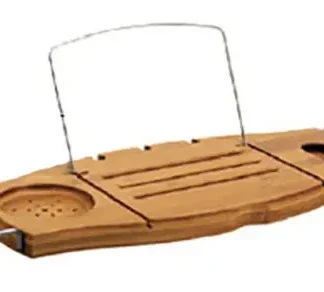 Expandable Bamboo Bathtub Caddy