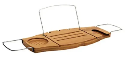Expandable Bamboo Bathtub Caddy