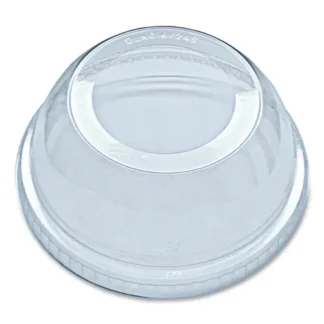 Fabri-Kal® Greenware Cold Drink Lids, Dome, Fits 16 oz to 24 oz Cold Cups, Plastic, Clear, 1,000/Carton