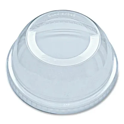 Fabri-Kal® Greenware Cold Drink Lids, Dome, Fits 16 oz to 24 oz Cold Cups, Plastic, Clear, 1,000/Carton