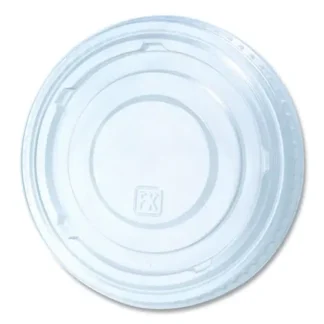 Fabri-Kal® Greenware Cold Drink Lids, Fits 16 oz to 24 oz Cold Cups, Plastic, Clear, 1,000/Carton