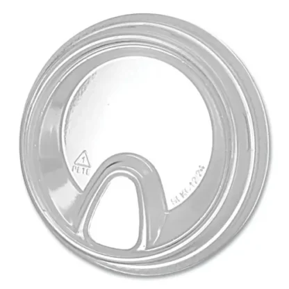 Fabri-Kal® Greenware Cold Drink Lids, Sip Lid, Fits 12 oz to 24 oz, Plastic, Clear, 1,000/Carton