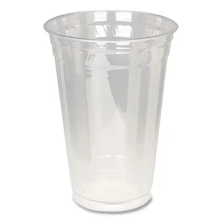 Fabri-Kal® Kal-Clear PET Cold Drink Cups, 20 oz, Clear Plastic, 50/Bag, 20 Bags/Carton
