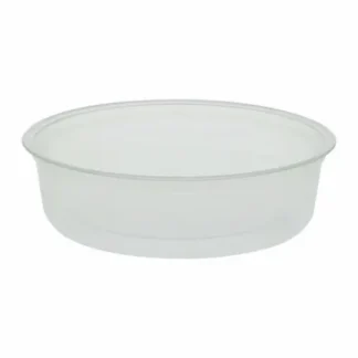 Fabri-Kal® Microwavable Deli Containers, 6 oz, Clear Plastic, 500/Carton