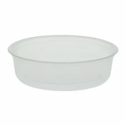 Fabri-Kal® Microwavable Deli Containers, 6 oz, Clear Plastic, 500/Carton