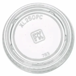Fabri-Kal® Portion Cup Lids, Fits 1.5 oz to 2.5 oz Portion Cups, Plastic, Clear