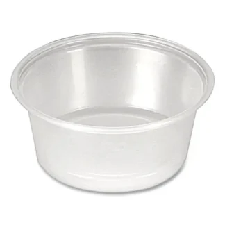 Fabri-Kal® Portion Cups, 1.5 oz, Plastic, Clear, 250/Sleeve, 10 Sleeves/Carton