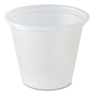 Fabri-Kal® Portion Cups, 1 oz, Translucent, 250/Sleeve, 10 Sleeves/Carton