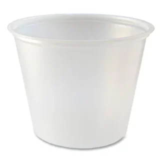 Fabri-Kal® Portion Cups, 5.5 oz, Plastic, Translucent, 125/Sleeve, 20 Sleeve/Carton