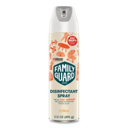 Family Guard™ Disinfectant Spray, Citrus Scent, 17.5 oz Aerosol Spray
