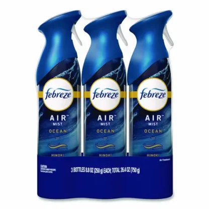 Febreze® AIR, Ocean Scent, 8.8 oz Aerosol Spray, 3/Pack