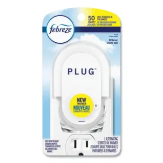 Febreze® PLUG Air Freshener Warmer, Off White, 4/Carton