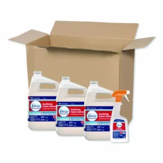 Febreze® Professional Sanitizing Fabric Refresher, Light Scent, 1 gal Bottle, Ready to Use, 3/Carton