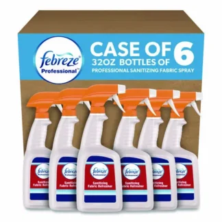 Febreze® Professional Sanitizing Fabric Refresher, Light Scent, 32 oz Spray Bottle, 6/Carton