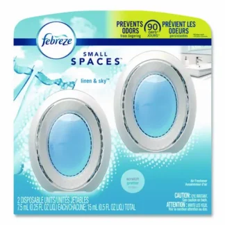 Febreze® smallSPACES, Linen and Sky, 0.25 oz, 2/Pack