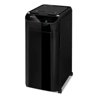 Fellowes® AutoMax 350C Auto Feed Cross-Cut Shredder, 350 Auto/12 Manual Sheet Capacity